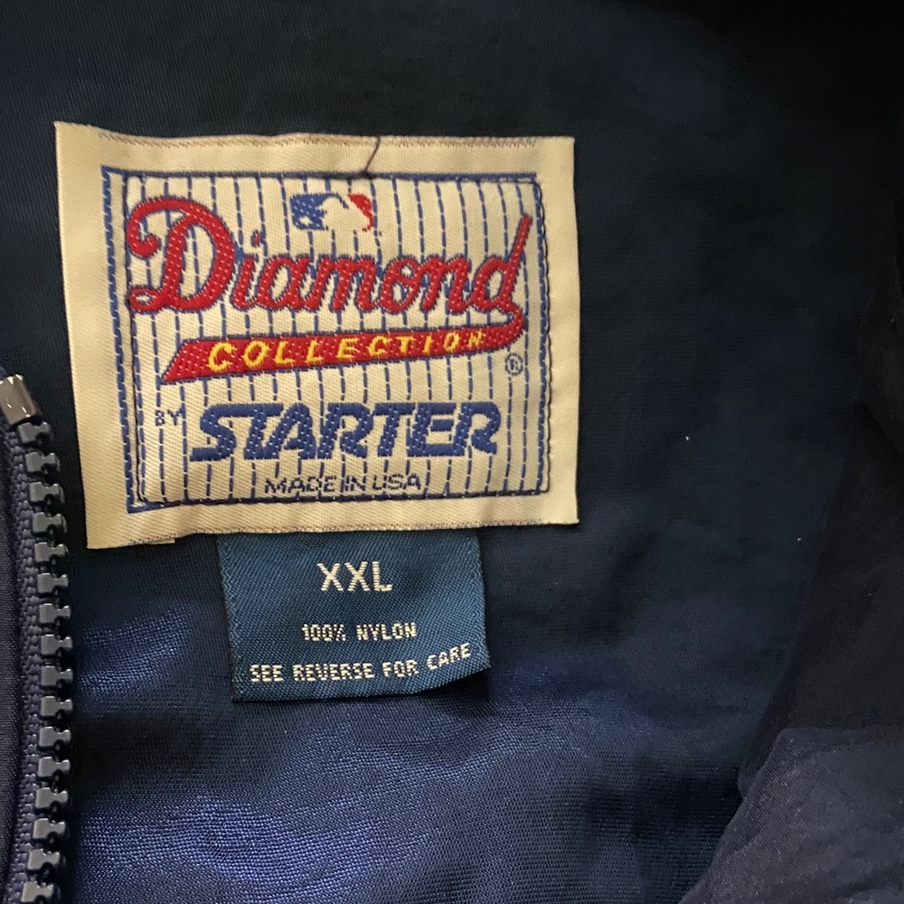 STARTER Dark Blue Performance Jacket with Logo - Picture 2 of 3